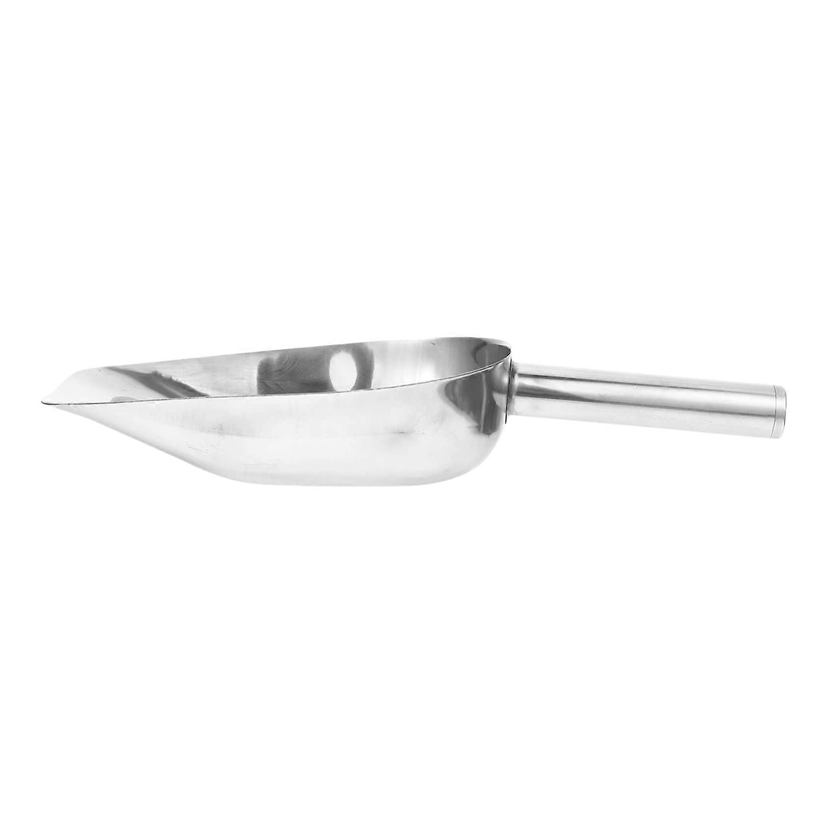 Eisschaufel Mehrzweck Lebensmittelschaufel Robuste Ergonomische Reisschaufel für Eiswürfel und Lebensmittel 30cm Edelstahl
