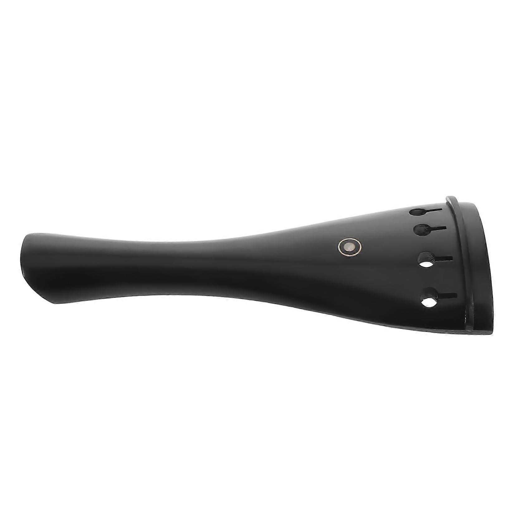 Ebony Tailpiece for 4/4 Violins Standard Fit, Easy Replacement, Suitable for Beginners and Professionals