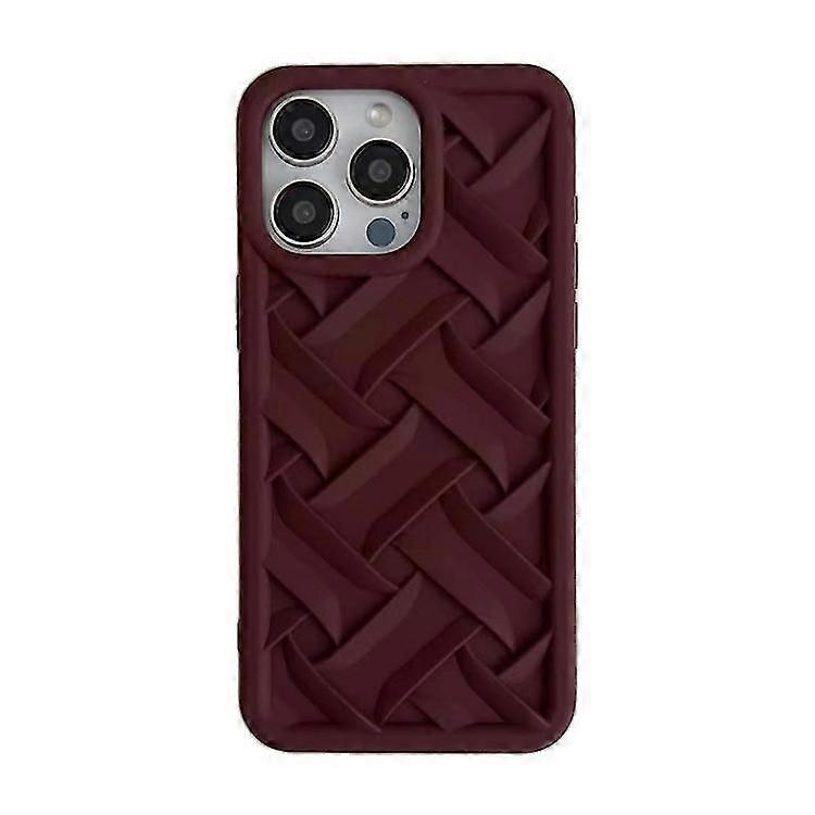 For iPhone 14 Pro Max 3D Weave TPU Phone Case