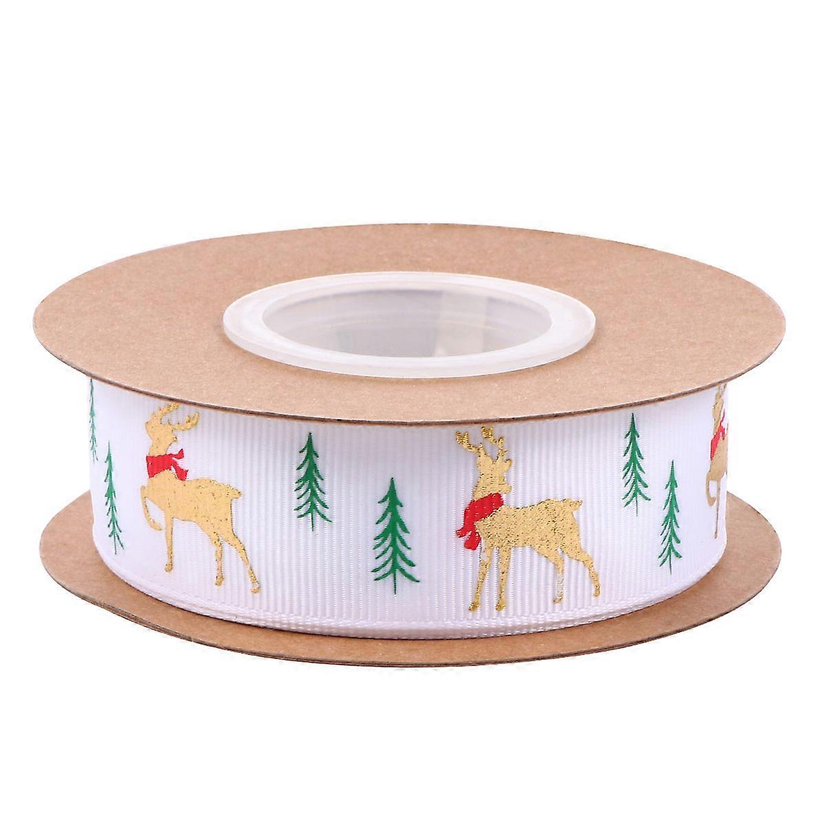 Crafting Ribbon With Gliding Design For Parties 900x2.5cm Wear-Resistant Gift Ribbon 1Roll