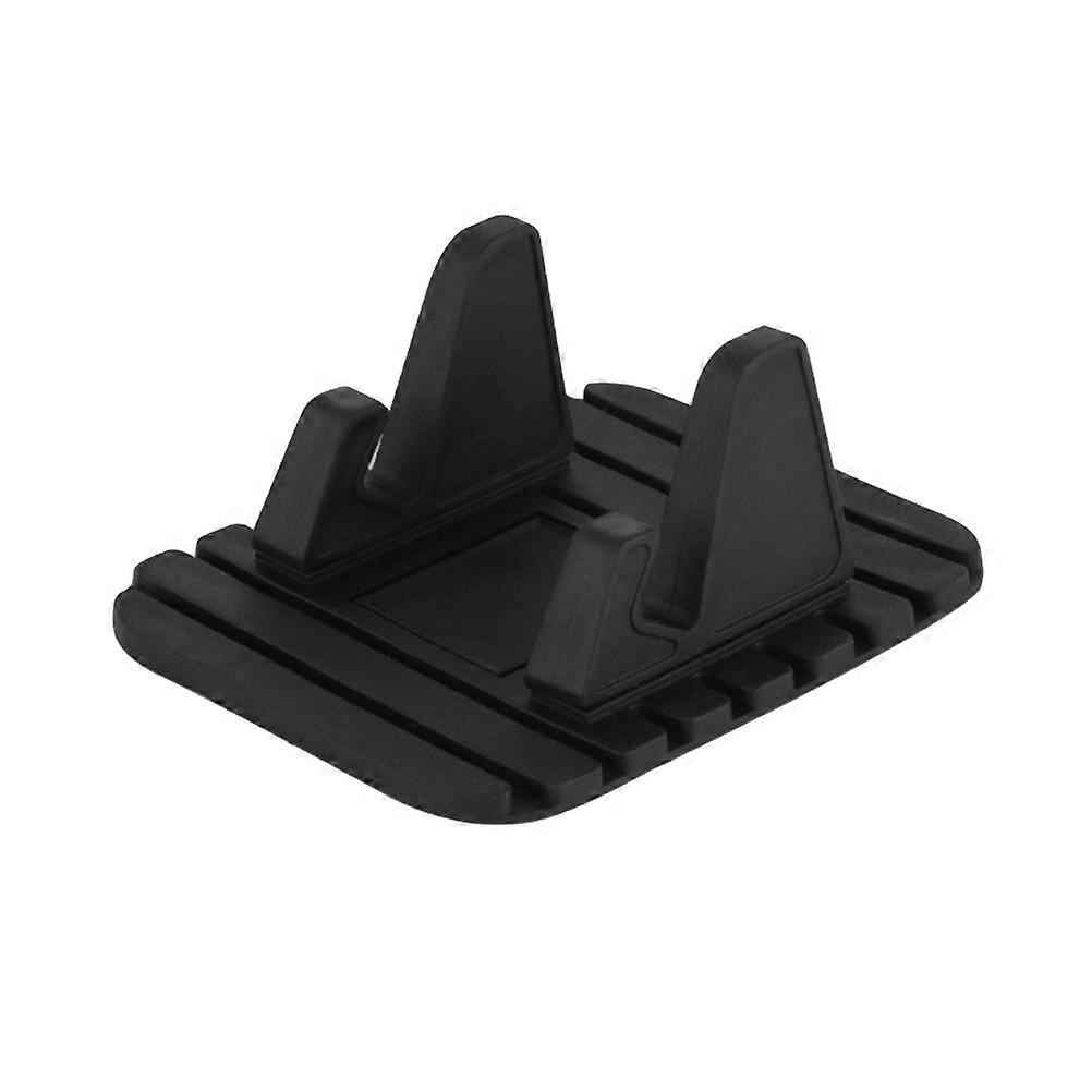 Durable 2pcs Car Phone Holder with Non-slip Silicone Mat for Dashboard Navigation Secure Hook