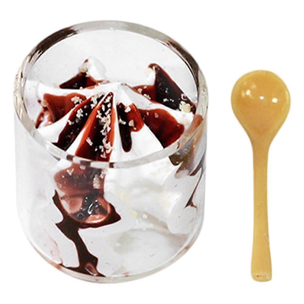 Miniature Ice Cream Decor Set for Resin Small House Decor 1 Set
