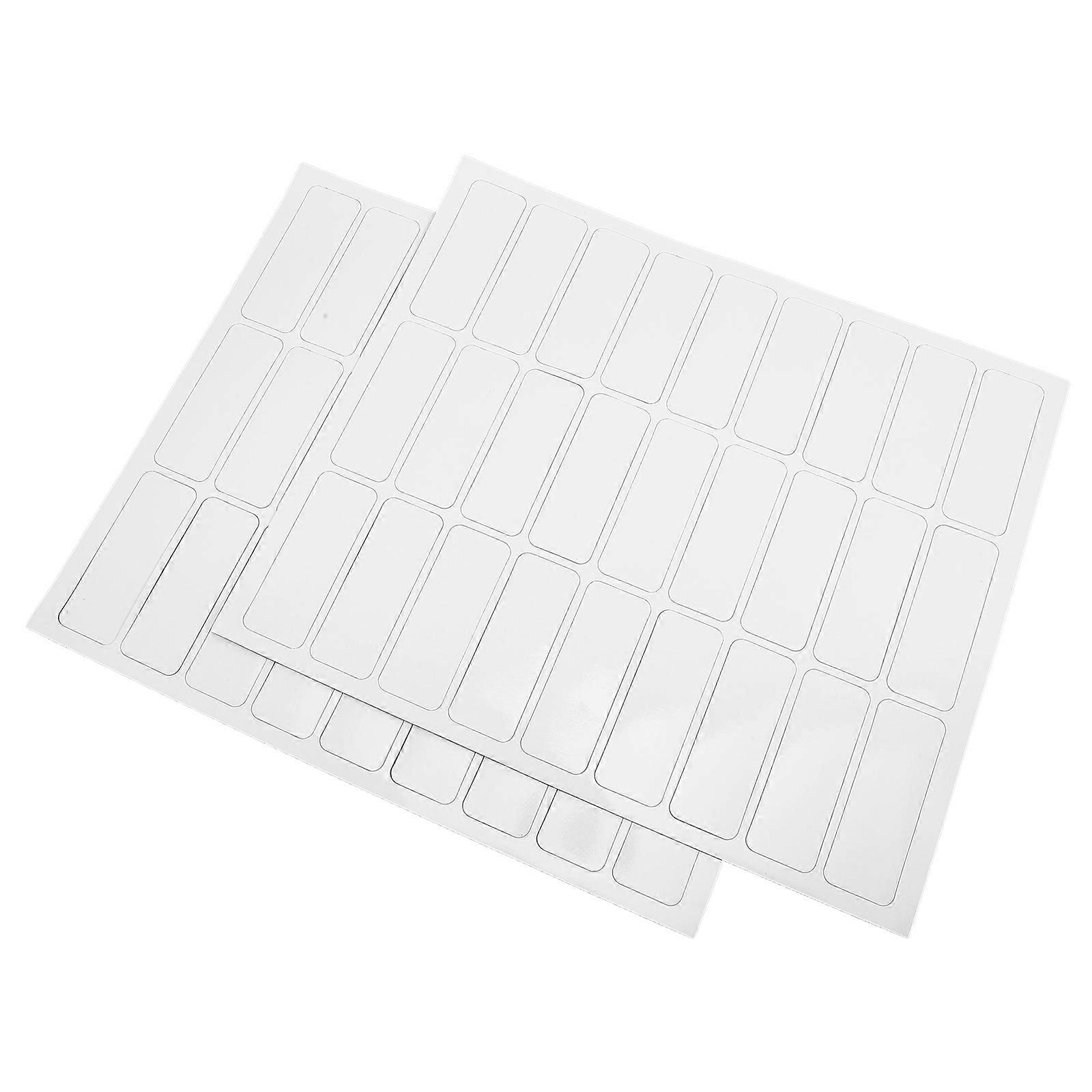 Magnetic Name Tags 54Pcs Writable Labels Office Use Classroom Occasions Blank Design Flexible Functionality