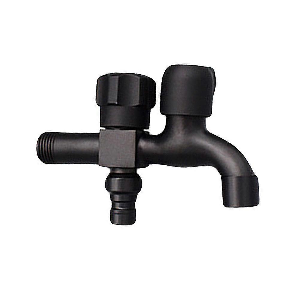 家庭用亜鉛合金水遮断バルブキッチンバスルーム洗濯機用ブラックアングルストップバルブ 2out 1in