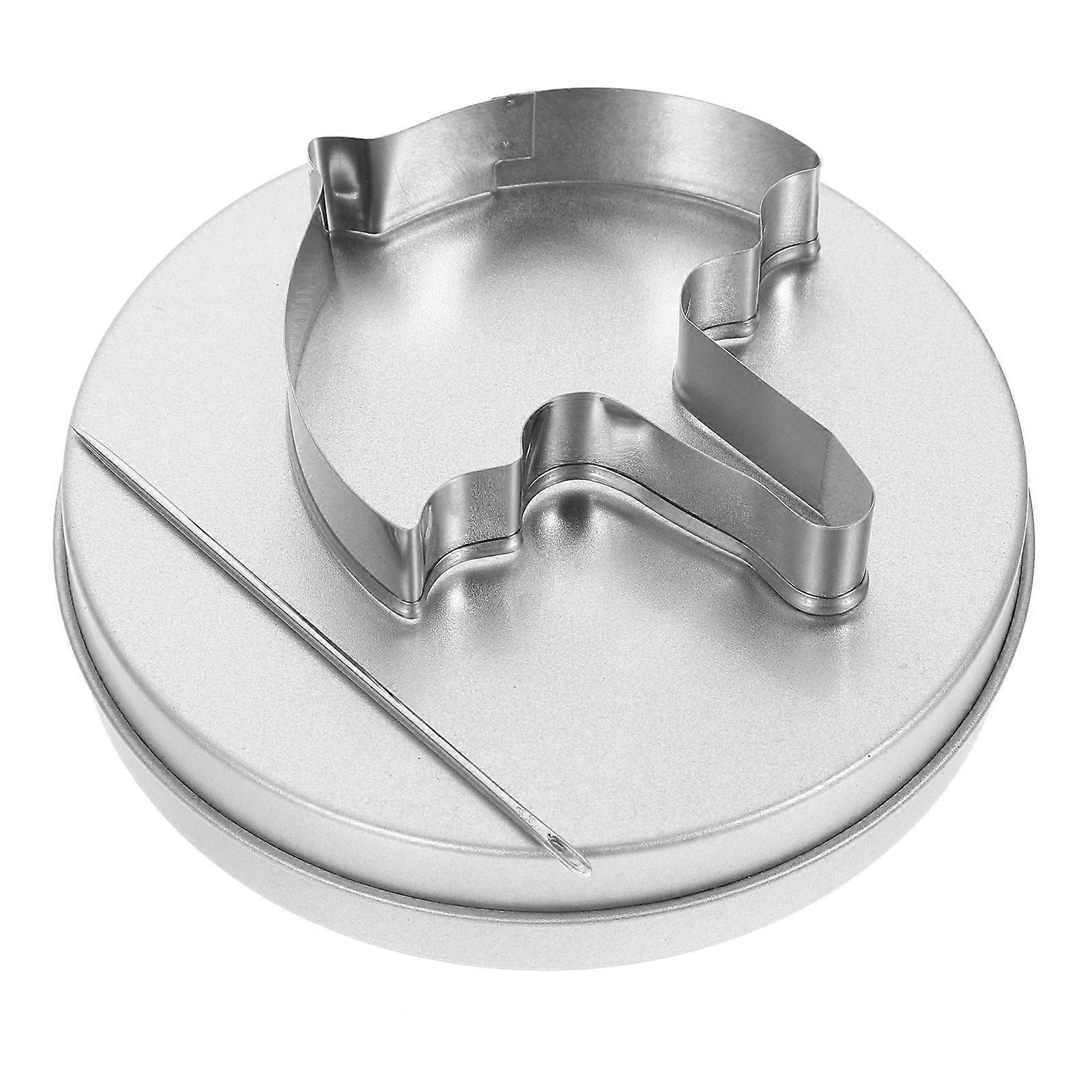 Stainless Steel Fondant Cutting Tools Set Designed For Family Gatherings Featuring Attractive Round Box Shape