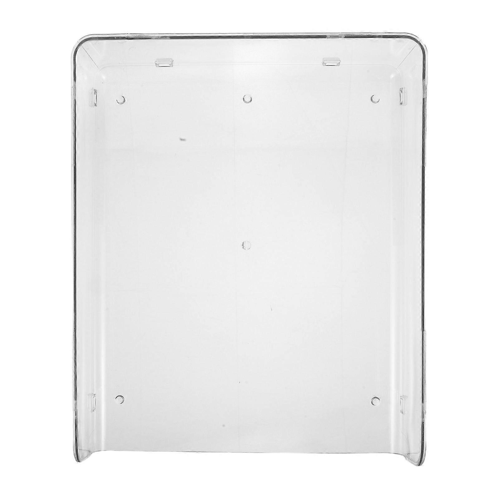 Stackable Fridge Shelf Organizer with Clear Divider for Freezer Storage – Multi Tier Rack for Meat, Vegetables, and Leftovers, Space Saving