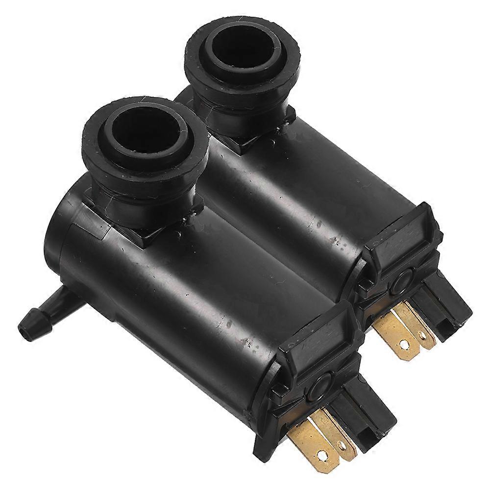 Durable 2 Pack Car Wiper Washer Pump Motor for Windshield Fluid – Reliable Electric Motor for All Weather Conditions, Easy Installation, Robust