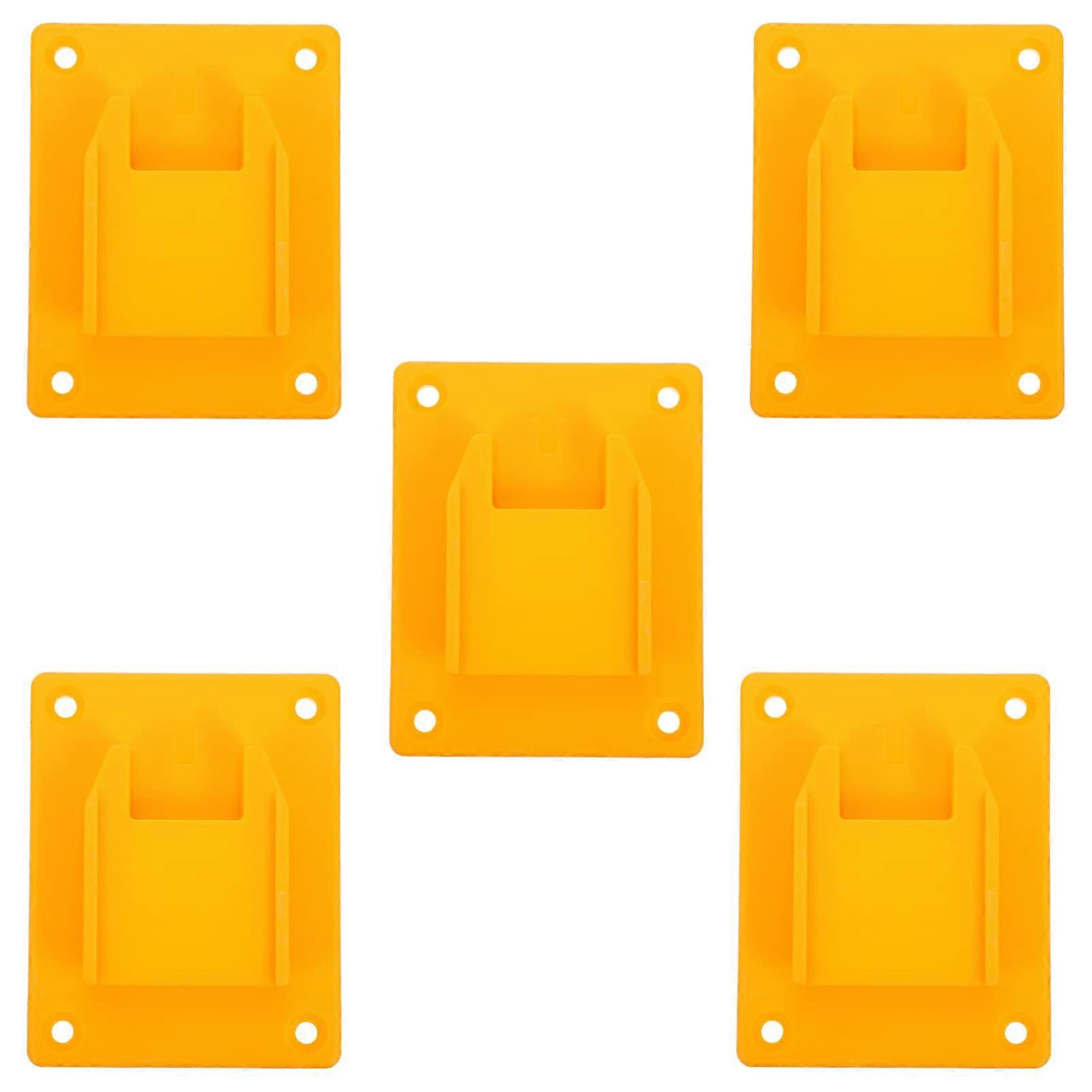 5piece tool holder set made of durable material, compatible with Milwaukee, wallmountable with screw holes for garage and