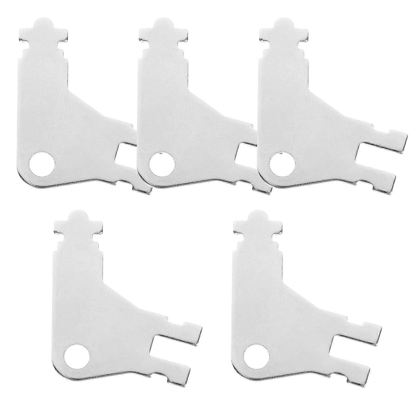 5pcs Universal Paper Towel Dispenser Key Toilet Paper Dispenser Key Replacement with Keyrings
