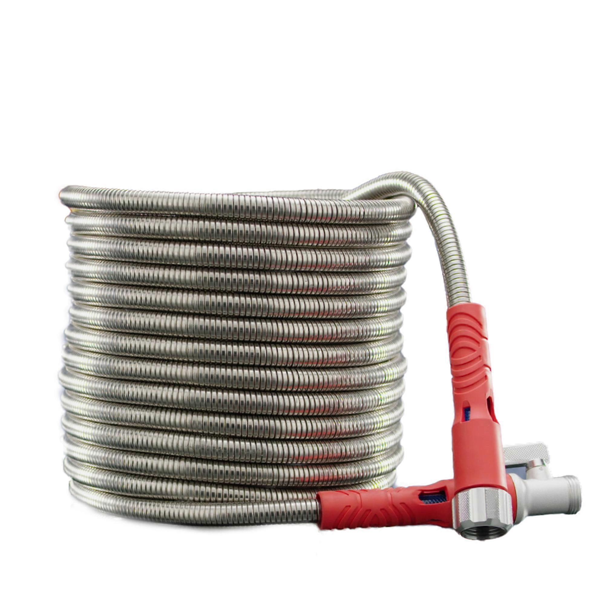 Hammersmith GrowSteel Edelstahl-Gartenschlauch - flexibel & langlebig 7,5m