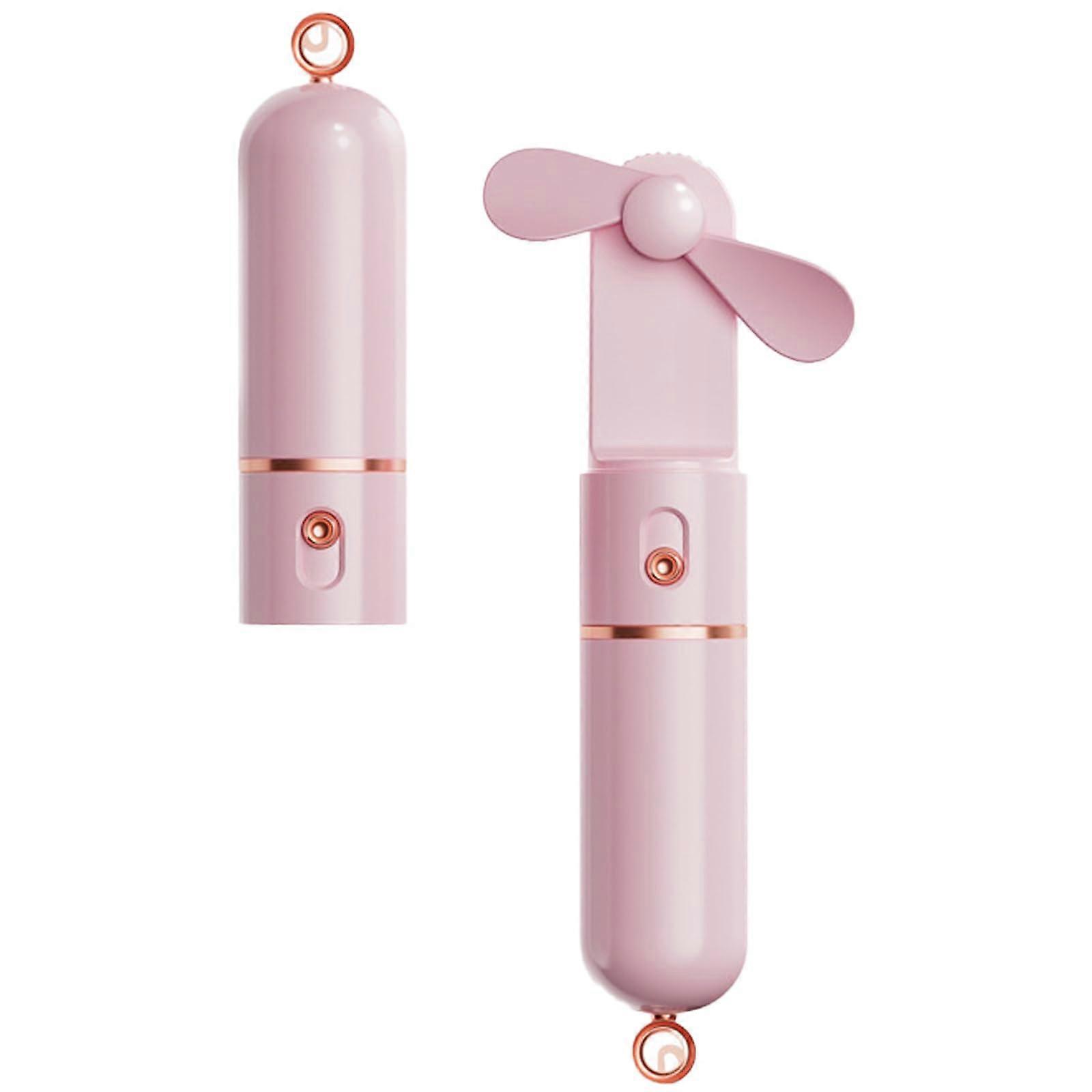 Handheld Fan 3 Speed Fan Strong Airflows USB/Battery Power Small Pocket Fan With For Girl Brushless Motor Ref: 2680