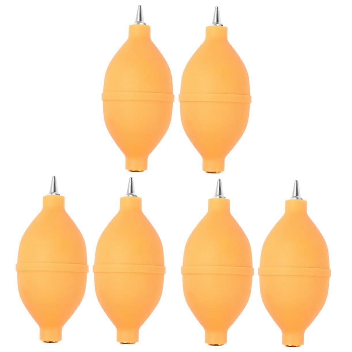 Bulb Keyboard Cleaning Tool Set - 3 Pieces Yellow Rocket Blower for Keyboard and Camera Lens Cleaning