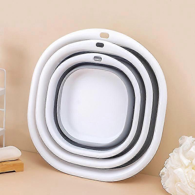 Collapsible Silicone Round Sink Basin for Kitchen & Camping