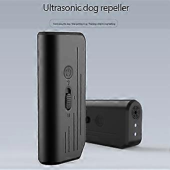 Ultrasonics Dog Repeller Handheld Dog Training Bark Control Device Wiederaufladbare LED-Taschenlampe für den Außenbereich mit einer Reichweite von bis zu 49 Fuß