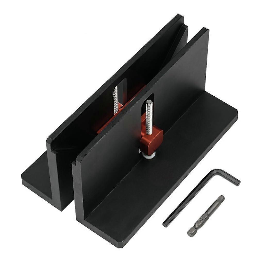 Right Angle Spline Fixture Router Table Wood Frame Tenoning Slotting Safety Feeding Clamp Framework Making Auxiliary