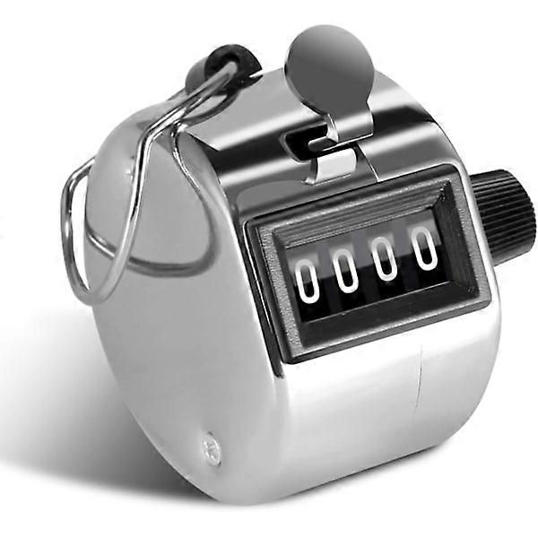 4-Digit Manual Tally Counter Lap Counter for People Counter, Golf Sports, Coach School - Counting tool.