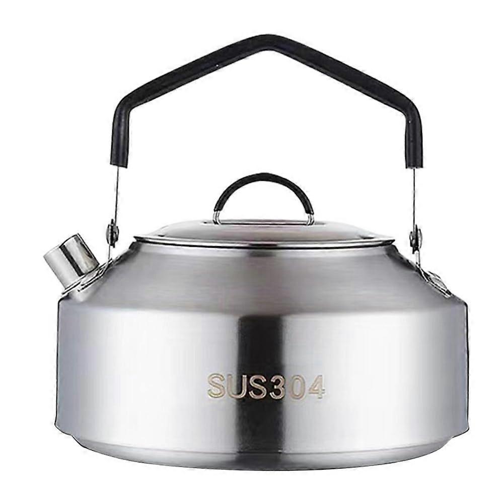 Camping Kettle 1000ML Capacity Portable Teapot Outdoor Coffee Pot Picnic Tableware Set