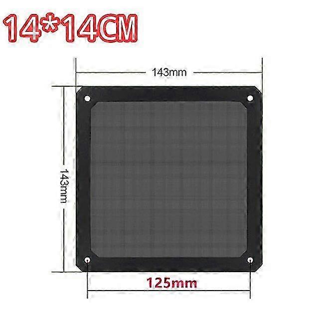 8-14cm Magnetic Frame Dust Filter Dustproof Mesh Cover Net Guard wi...