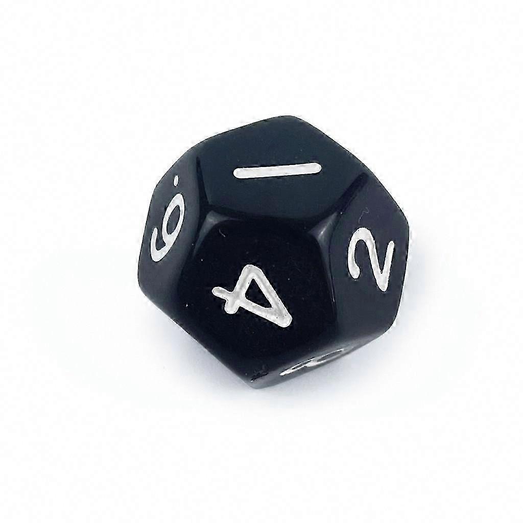 5Pcs/set D12 Digital Dice 12-Sided Colorful Acrylic Dice for Board Games, Educational Supplies, Game Dice Set