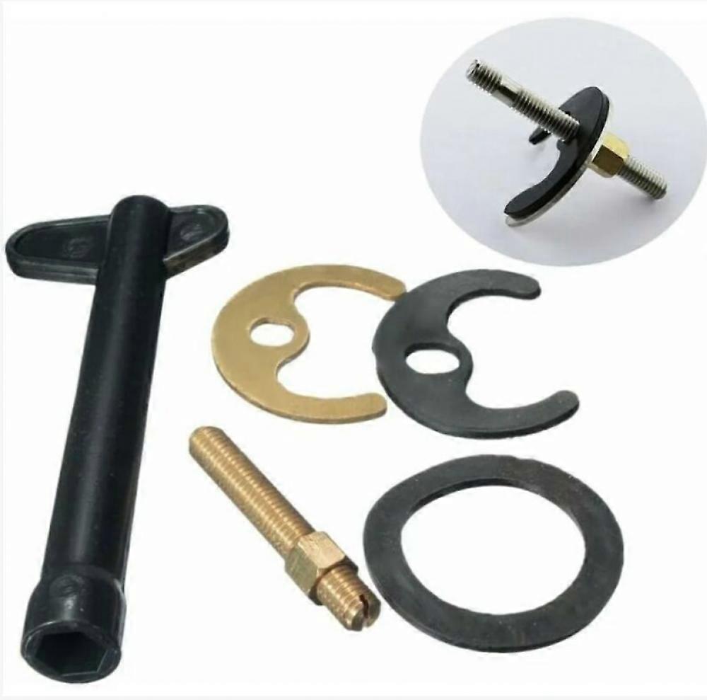 Replacement fixing kit for monobloc mixer tap and basin