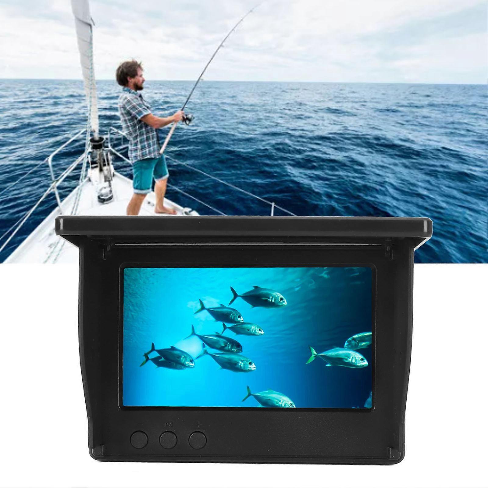 Fish Finder 4.3in IPS Screen 2000cd 195° Camera IP68 Waterproof