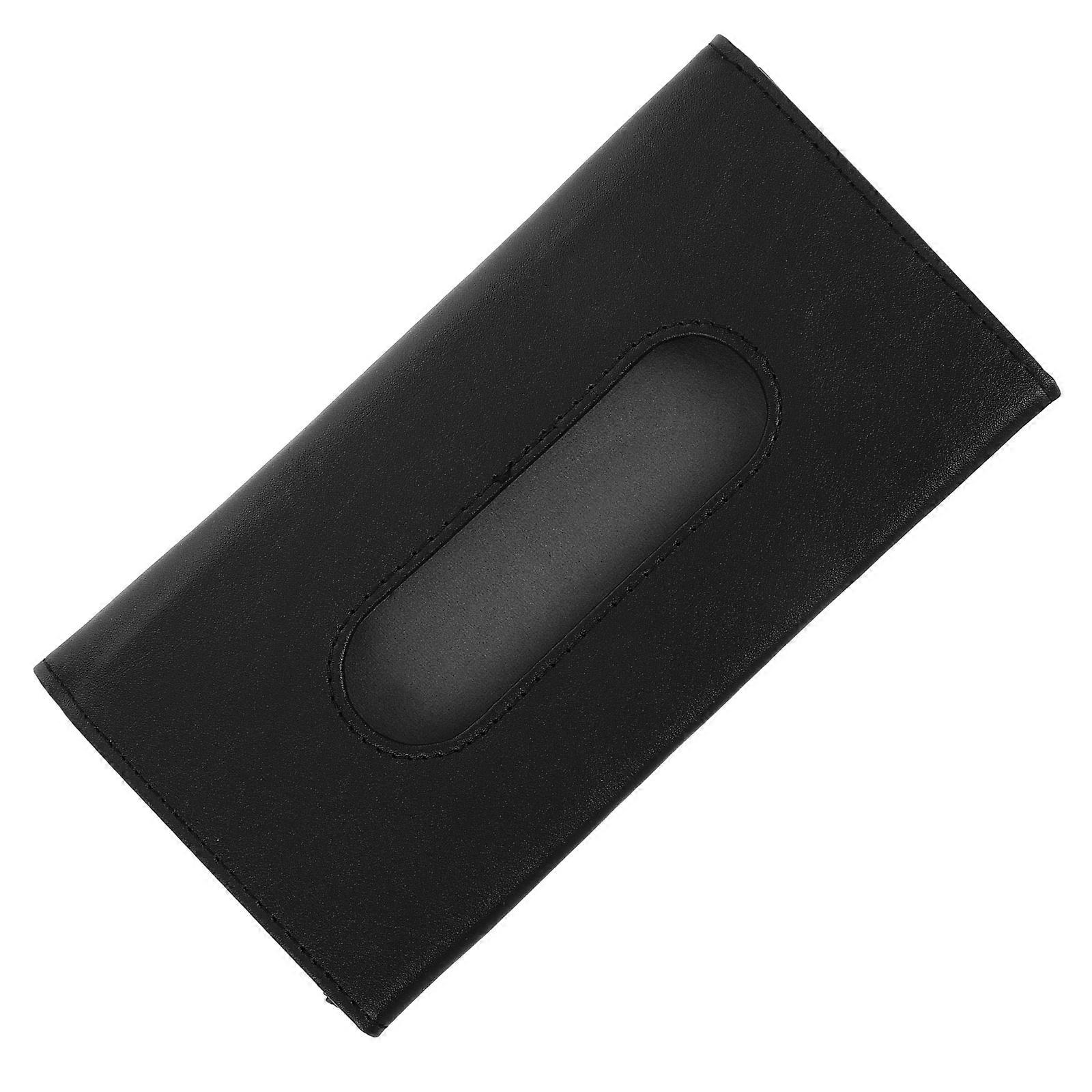 Car Visor Tissue Box Dispenser Sleek Hanging Design Assorted Color Vehicle Organization 1Set