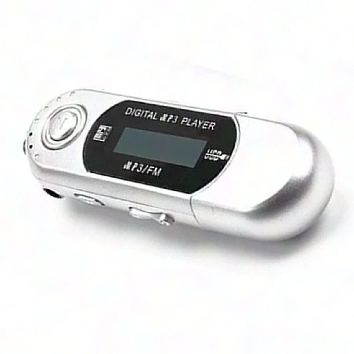 Portable Mini MP3 Player with LCD Screen, USB 2.0 Flash Drive, Multilanguage Support, 3.5mm Audio Jack & Auto Shutdown