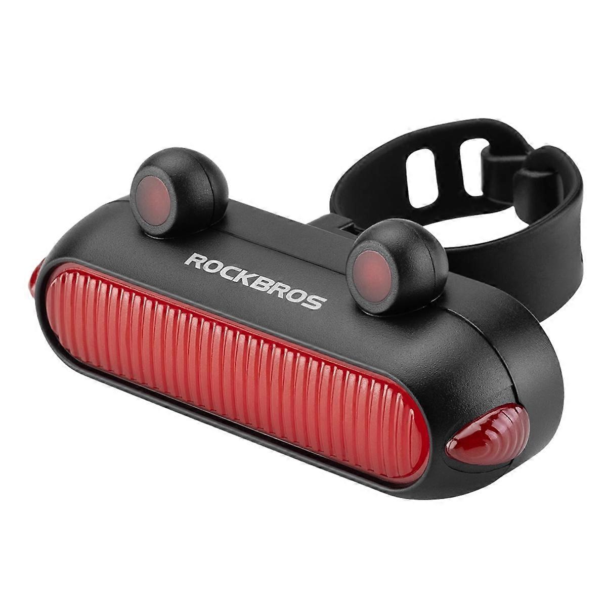 Bicycle Smart Rear Light Brake Sense IPX6 Waterproof Type-C Charging Bike Tail Light Bike Accessories