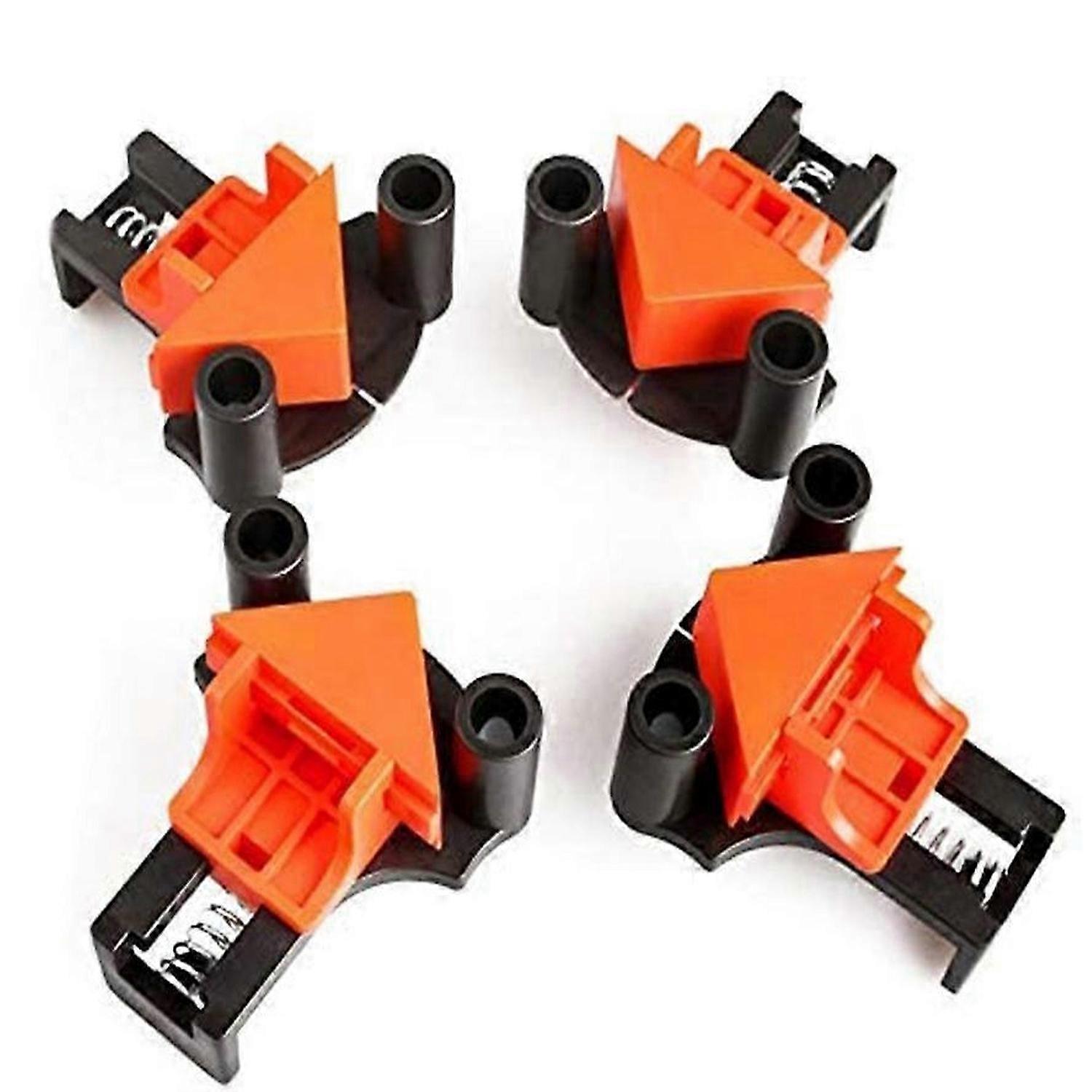 Wood Corner Clamps for Woodwork, 4Pcs/Set Multi-Angle 60/90/120 Degree Spring Fixer