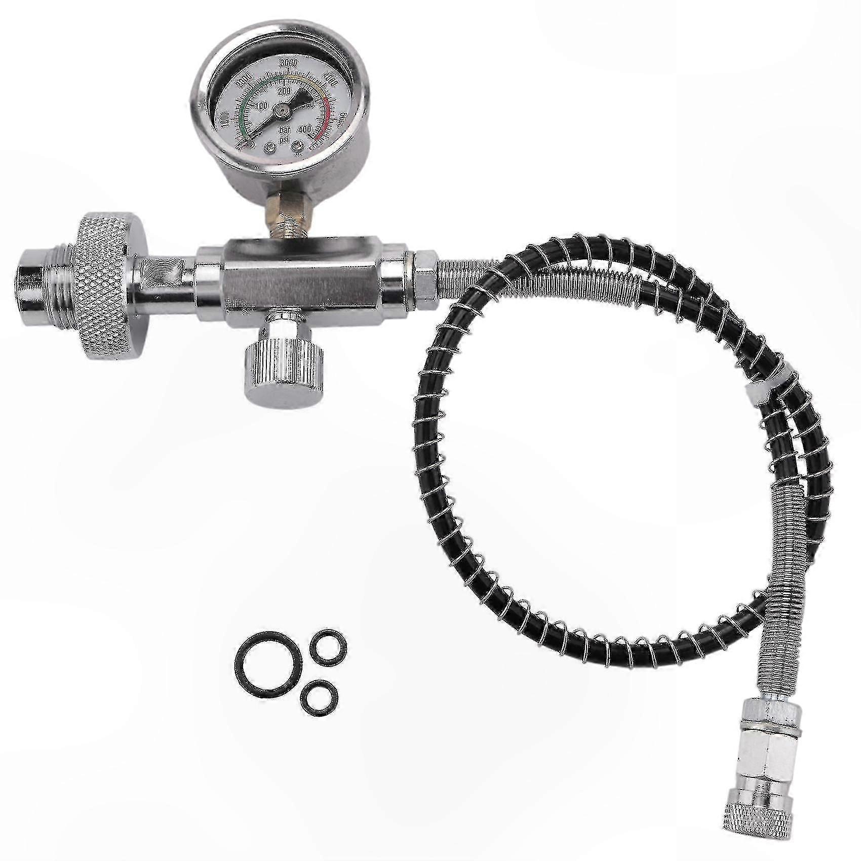 DIN 300 Bar Adapter with 50cm Hose for Diving Cylinders G5/8 Connection