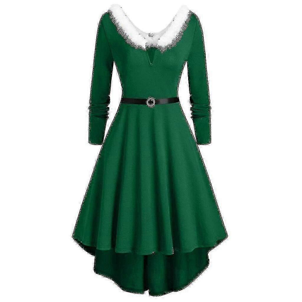 Julerøde damekjoler til gallakostymer