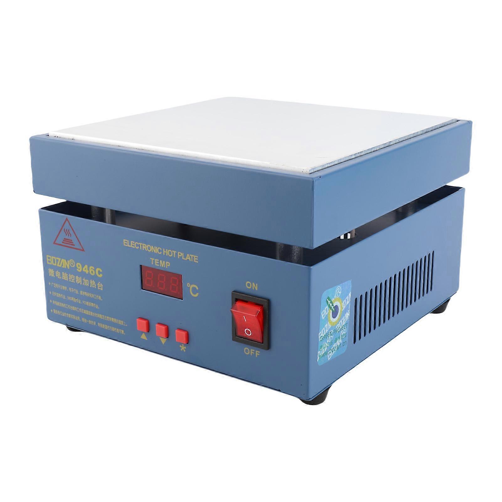 Station de préchauffage de plaque chauffante électrique pour micro-ordinateur à LED 200 x 200 mm 800 W