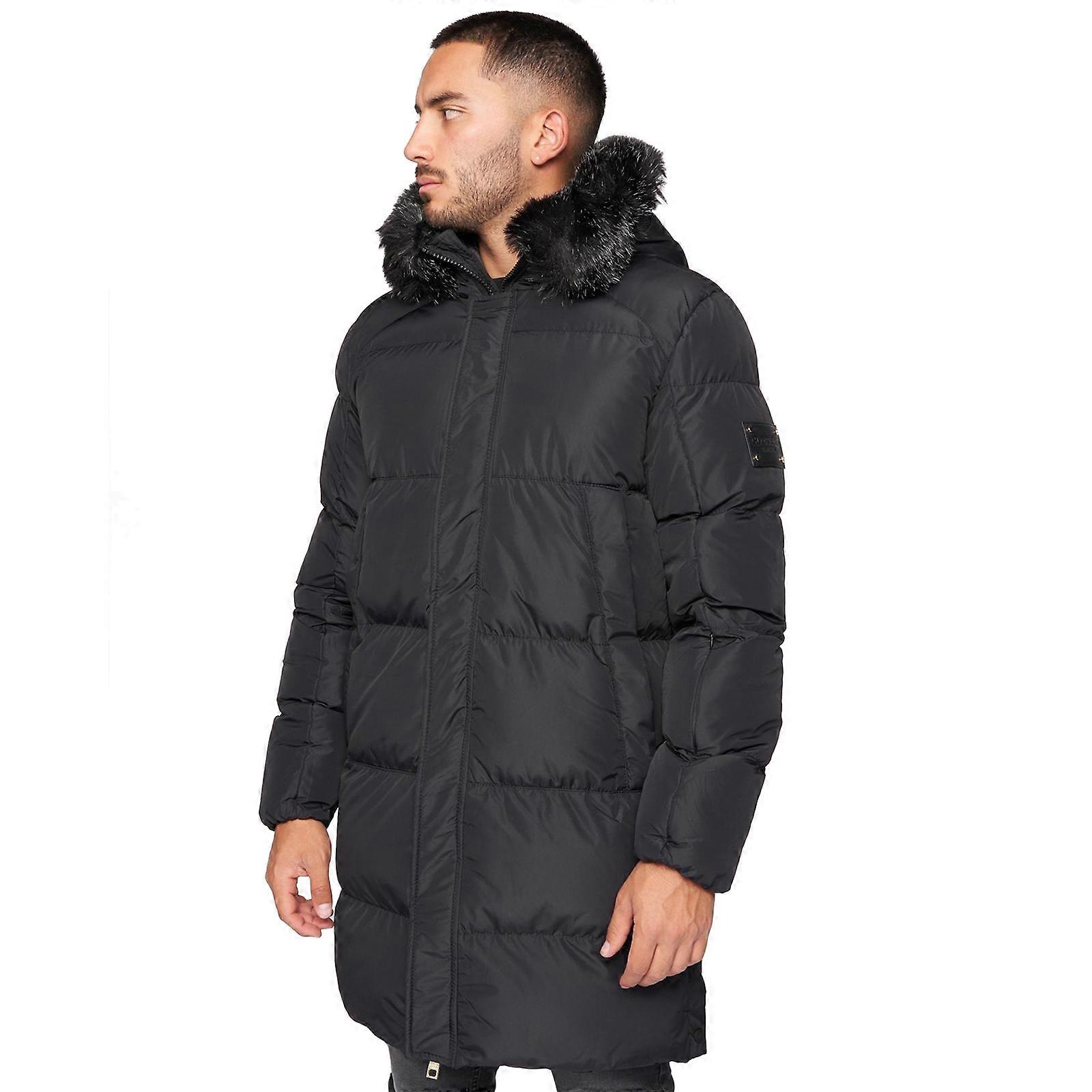 Glorious Gangsta Omarez 2.0 Long Puffer Jacket Black