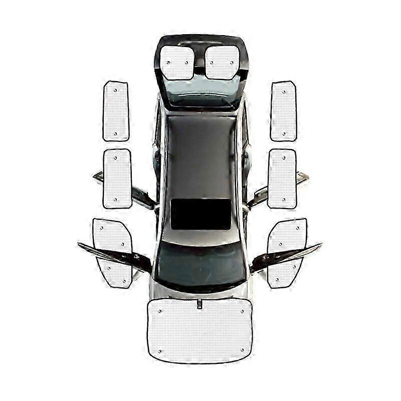 Täydet kannet Aurinkovarjot Ford Transitille Mukautetut lisävarusteet Tourneo Custom 2012 ~ 2021 SWB surround tuulilasin visiiri auton lisävarusteet