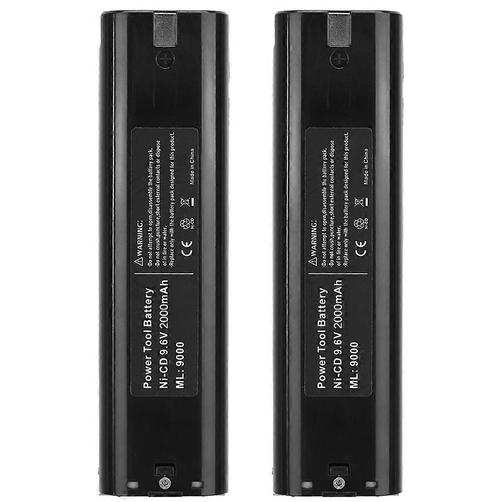 2PCS 1500mAh Ni-CD Rechargeable Battery Pack Replacement for Makita 6000 9000 4190D 6012HD