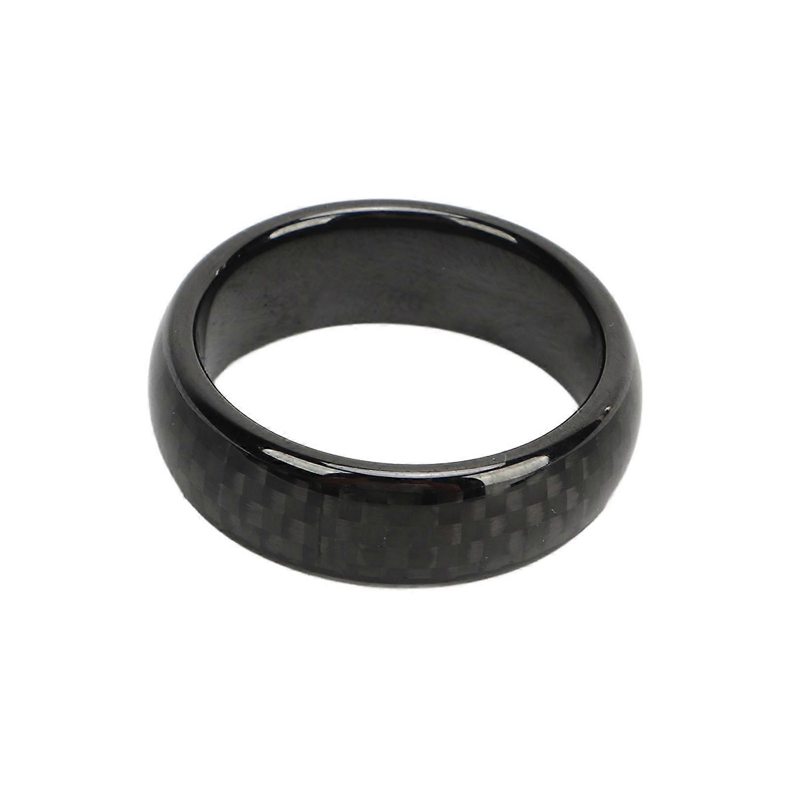 Replacement key ring for Tesla Y - Smart Finger Design Carbon Fiber
