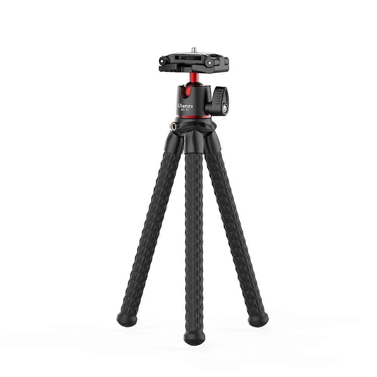 MT-11 Flexible Octopus Tripod Bracket for Mobile Holder DSLR Tripod with Adjustable Stand Cold Shoe 1/4 Inch Screw