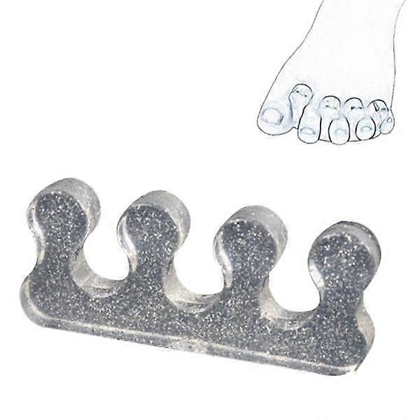 1 Pair Foot Valgus Split Toe Fixator Toe Overlap Corrector