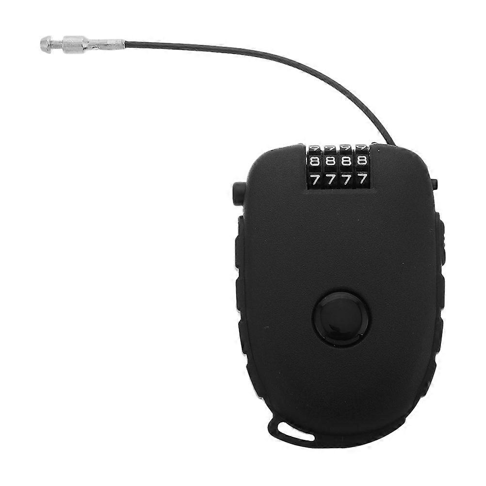 Adjustable Retractable Steel Cable Lock for Bike Use 2Pcs Portable Lightweight