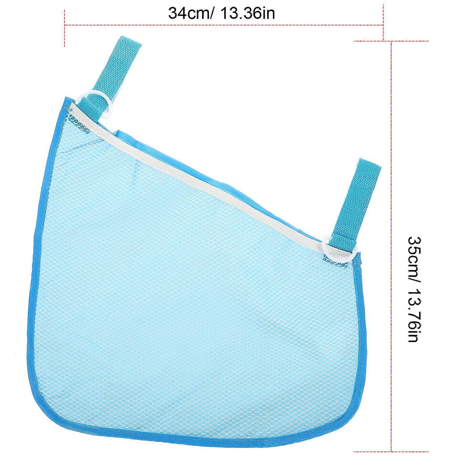 Storage Bag for Stroller Side Travel Use Polyester Blue Portable 2Set