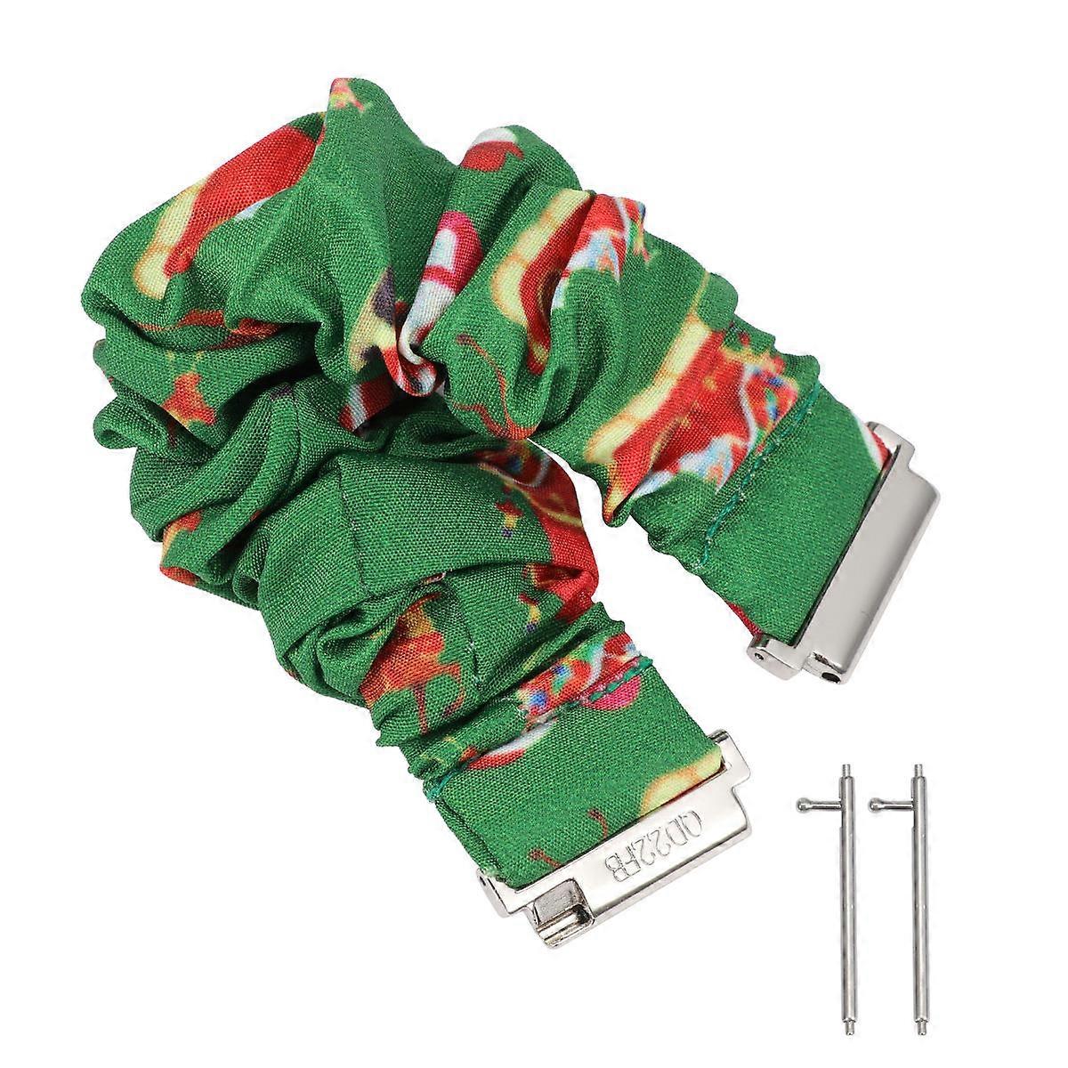 Buckle Watchband Wristwatch Band for Formal Attires Cloth Material Durable 1Set