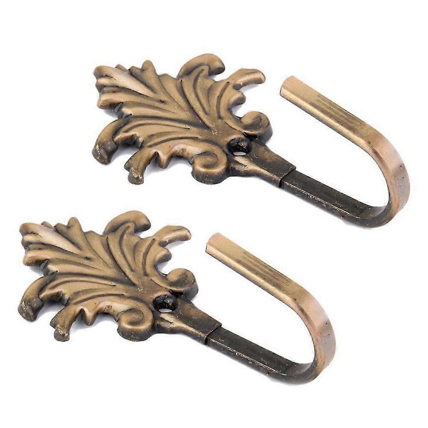 Maple Leaves Curtain Tassel Hooks Door Wall Hook Bronze