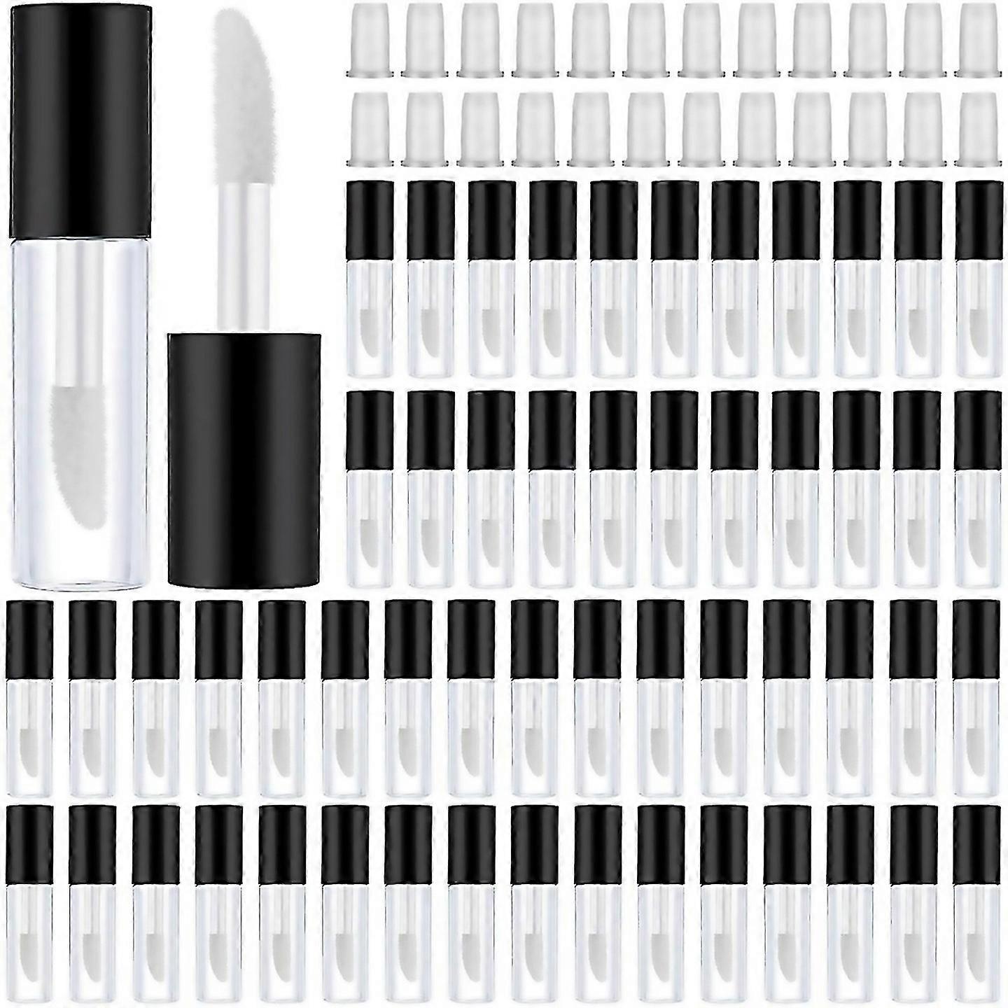 For 12ml Empty Clear Lip Gloss Tube Mini Refillable Lip Balm Bottles