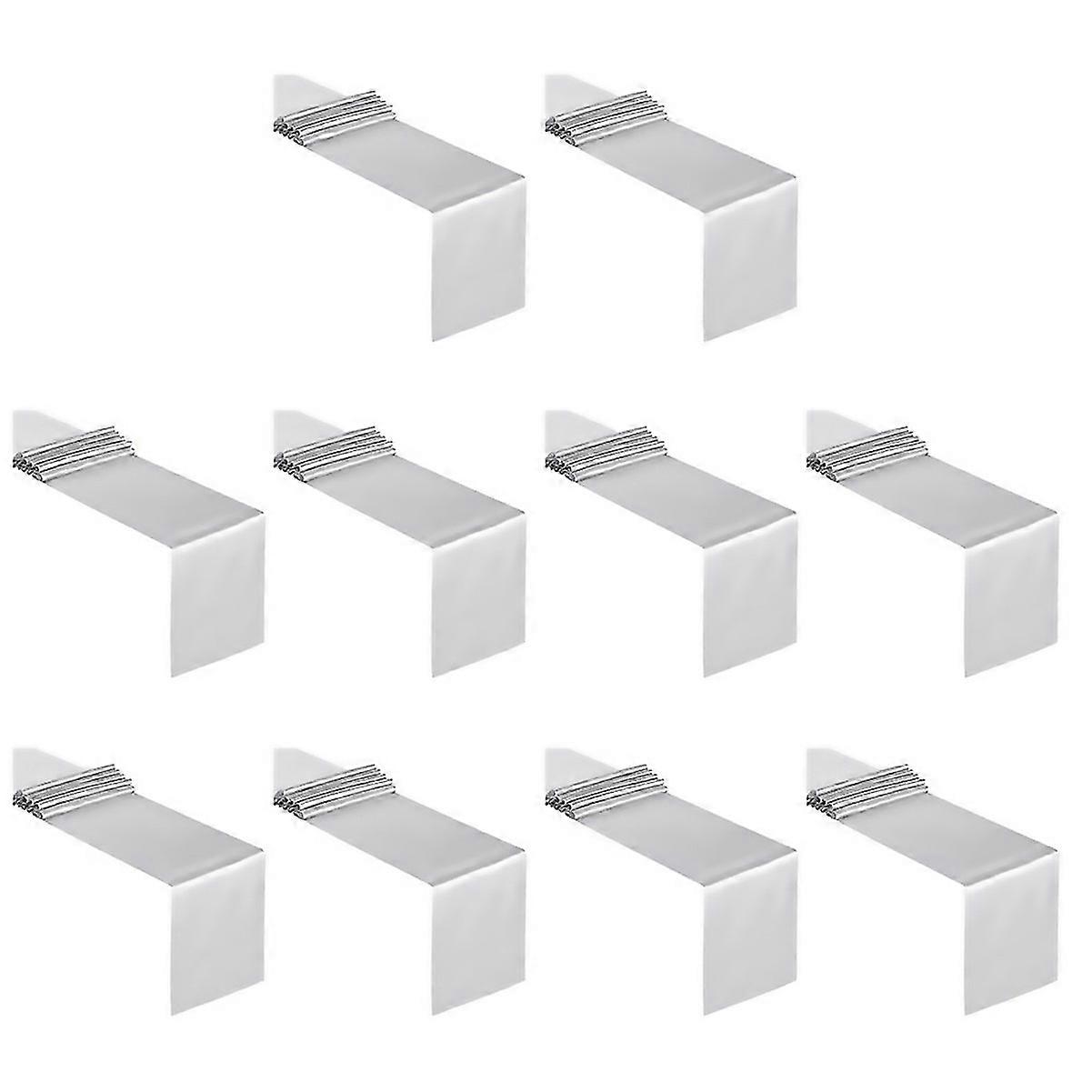 For Rectangular Round Table Smooth Tablecloth10pcs