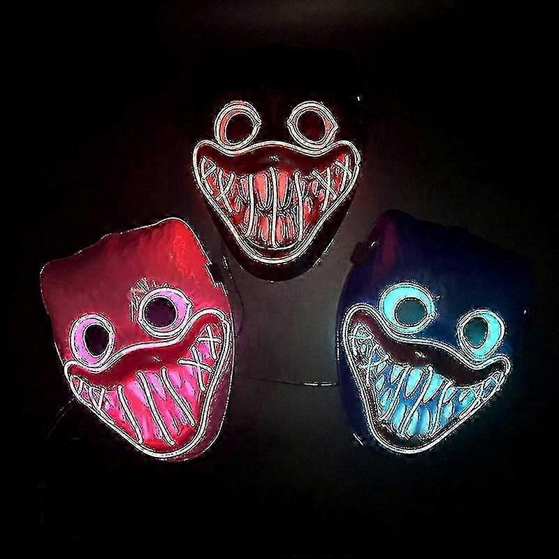 Huggy Wuggy Led Mask Poppy Playtime Poppy"s Playtime Mask Halloween Mask