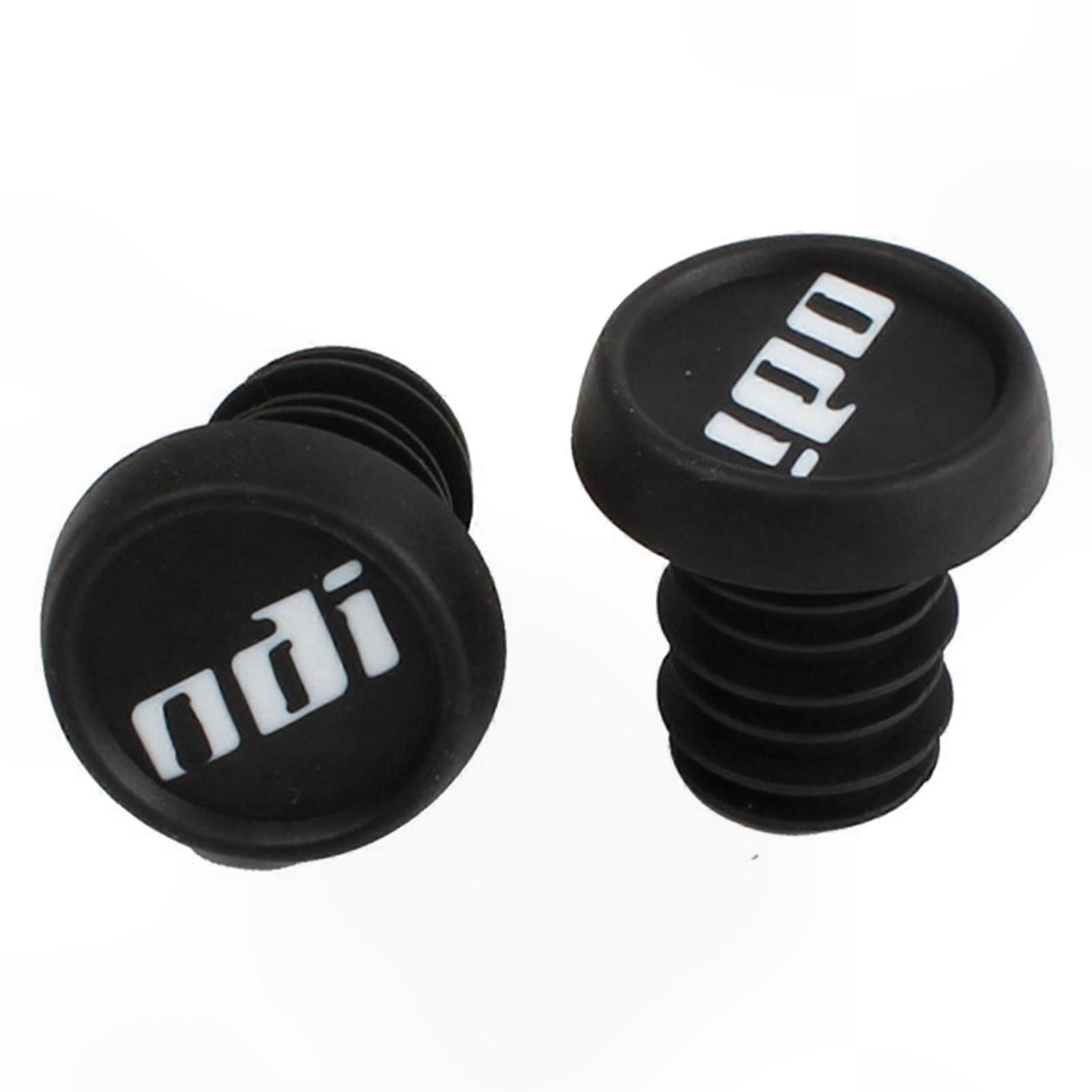 Anti-Slip Rubber Handlebar Plugs for MTB, Replacement Grip End Plugs for Mountain Bikes