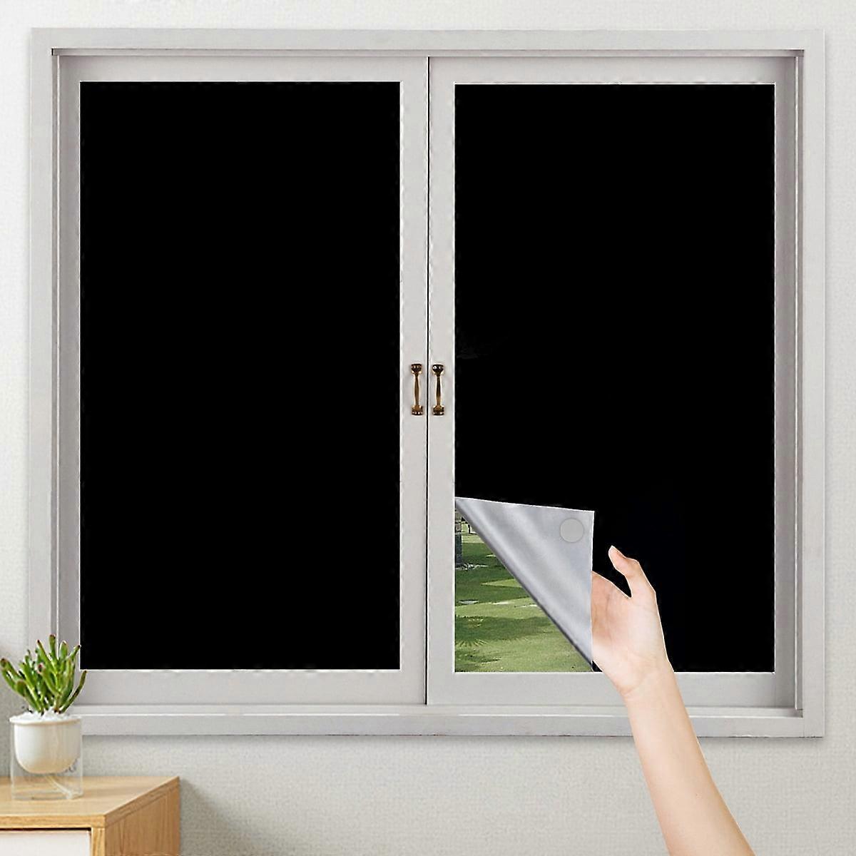 Ihvewuo Portable Blackout Polyester Shade Curtains, 57” x 118”