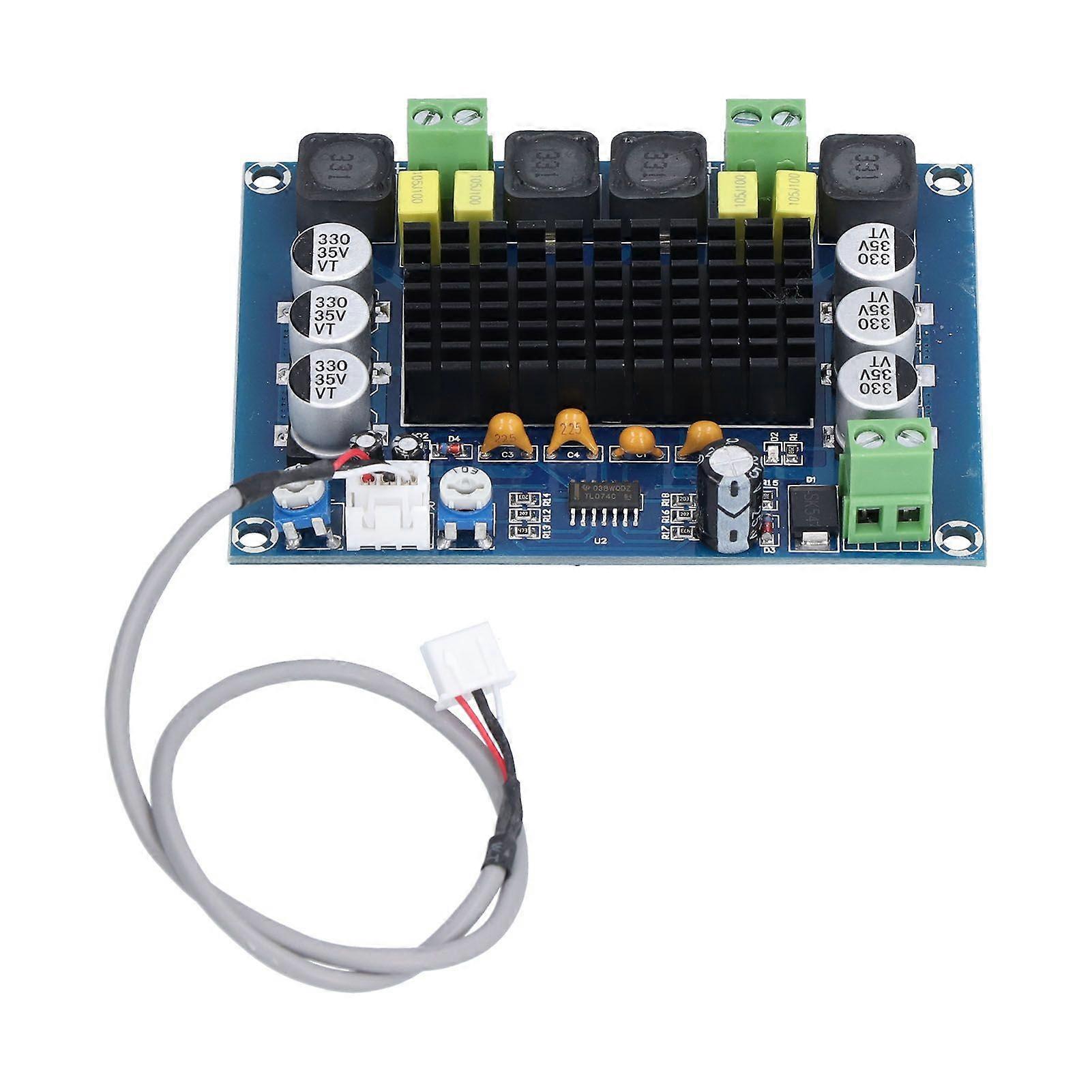 Amplifier Board Dual Channel Stereo High Efficiency Digital Audio Power Amplifier DC 12V to 24V
