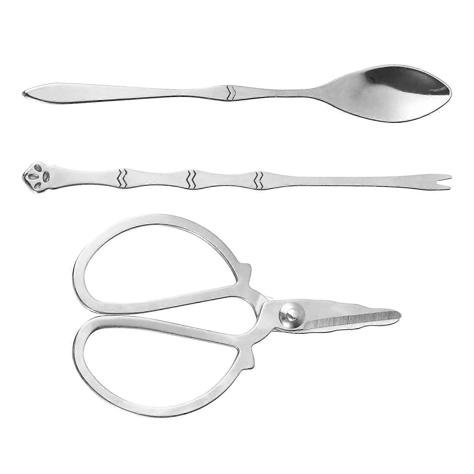 Shellfish Set Stainless Steel Crab Leg Crackers for 1Set Tools