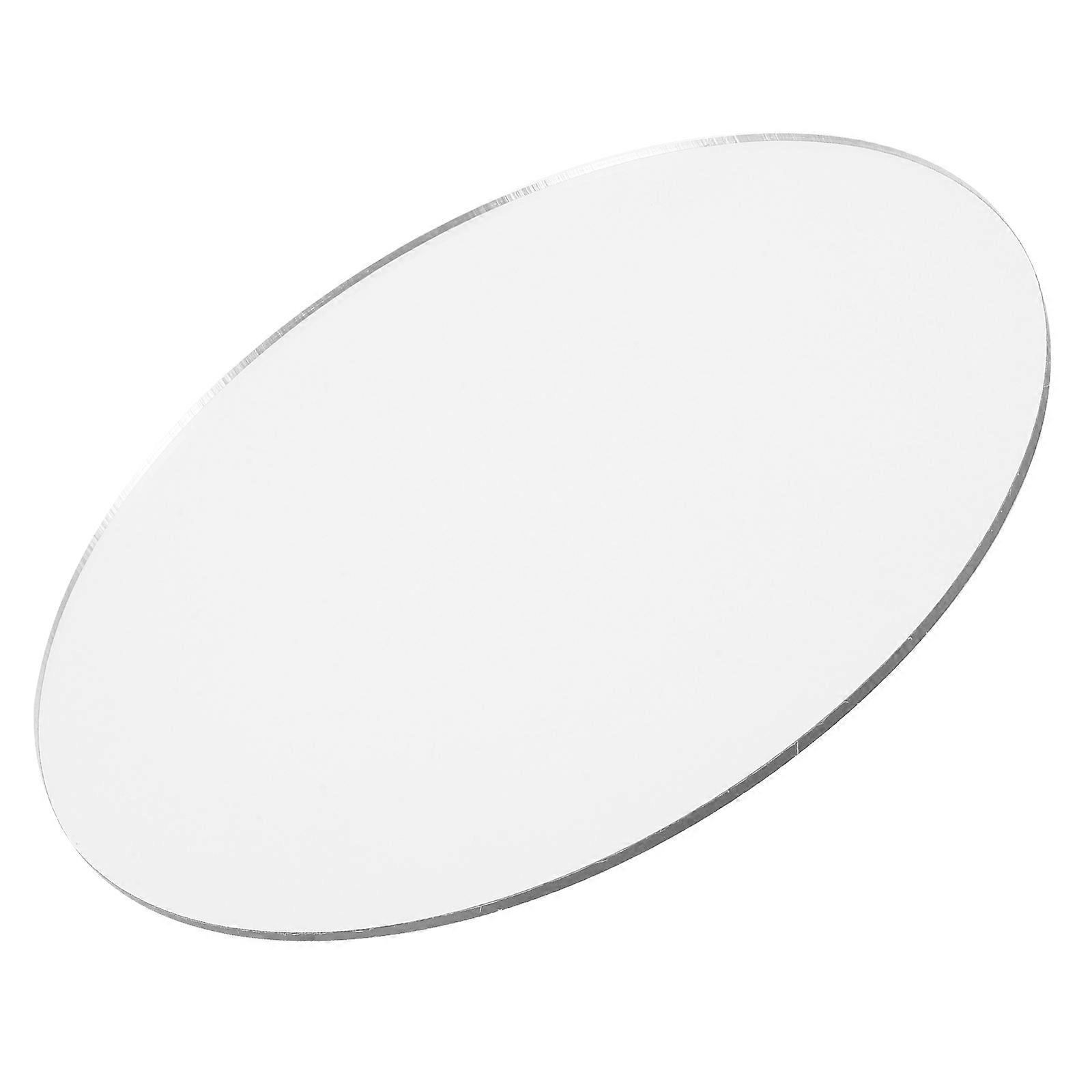 Round Acrylic Mirror Photography Props for Makeup Use 4Pcs Set